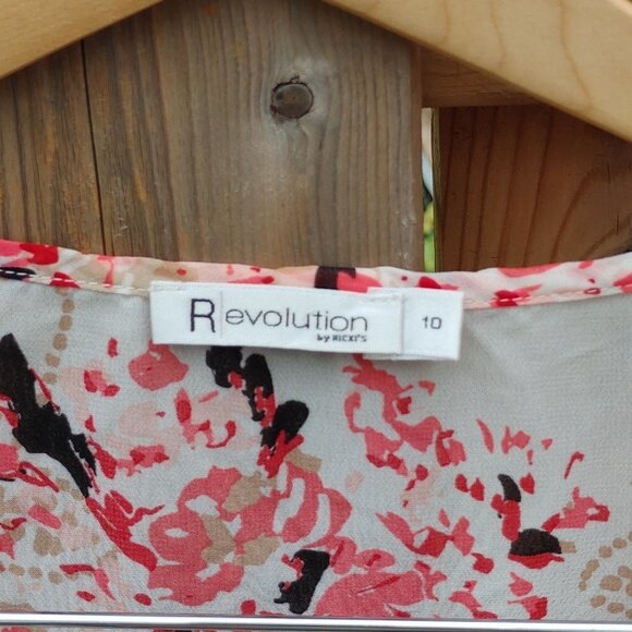 Ricki's Revolution Drop Waist Tunic Women's size 10 Cherry Blossom - Picture 2 of 4